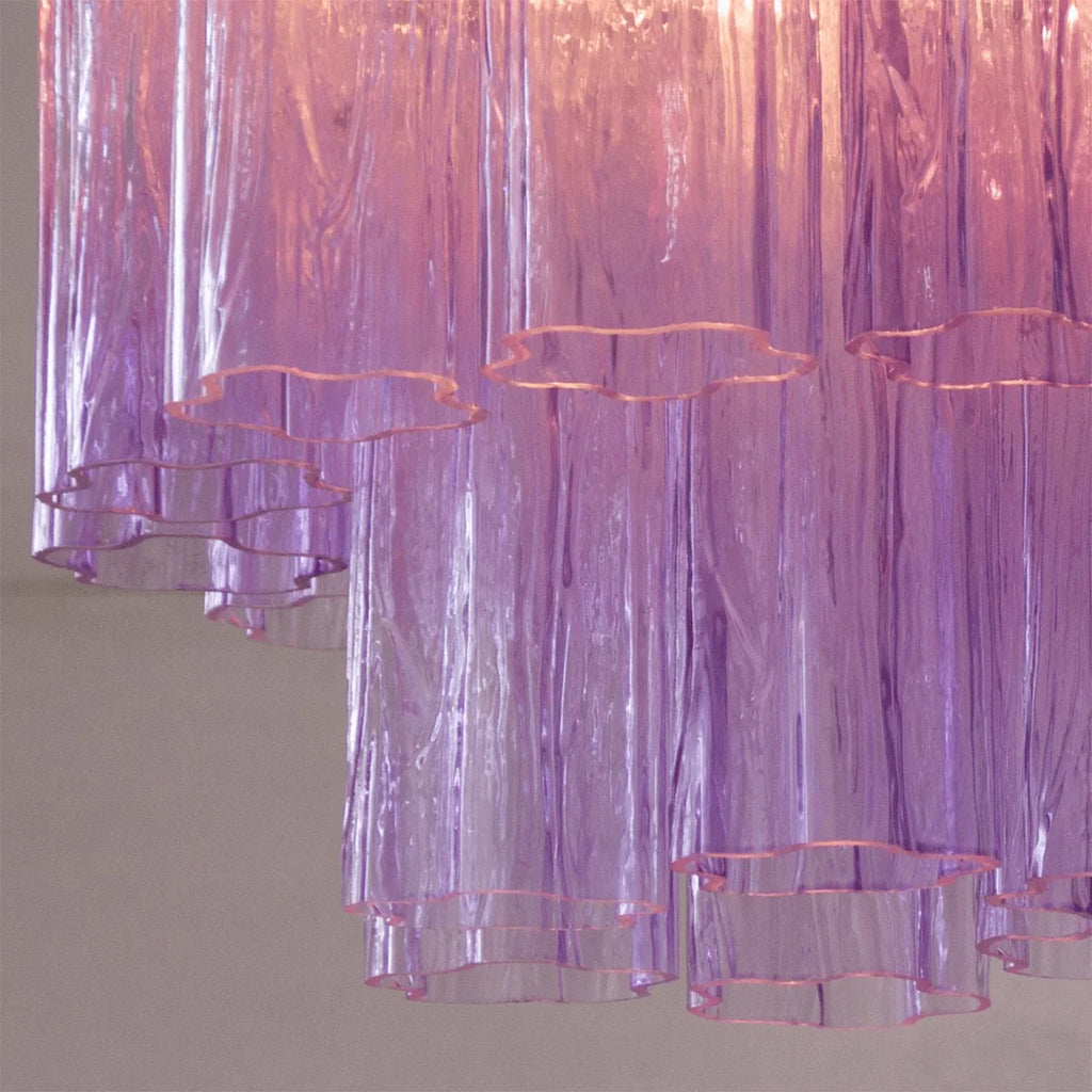 Ceiling Lamp | Murano Glass Star Design & LED Compatible | 40 cm Diameter