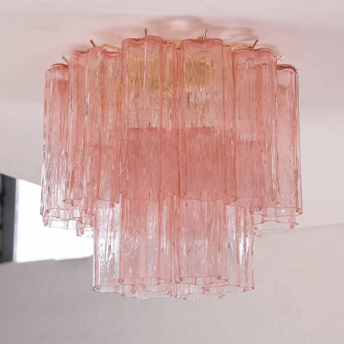 Ceiling Lamp | Murano Glass Star Design & LED Compatible | 40 cm Diameter