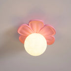 Ceiling Lamp | Resin Bloom Design & Integrated LED | 20 cm Diameter