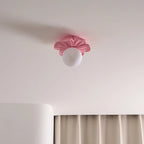 Ceiling Lamp | Resin Bloom Design & Integrated LED | 20 cm Diameter