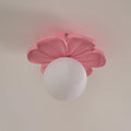 Ceiling Lamp | Resin Bloom Design & Integrated LED | 20 cm Diameter