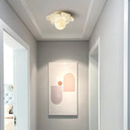 Ceiling Lamp | Resin Bloom Design & Integrated LED | 20 cm Diameter