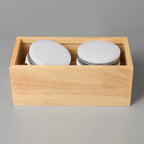 Ceiling Lamp | Rubberwood & Acrylic Integrated LED | 3 Size Options