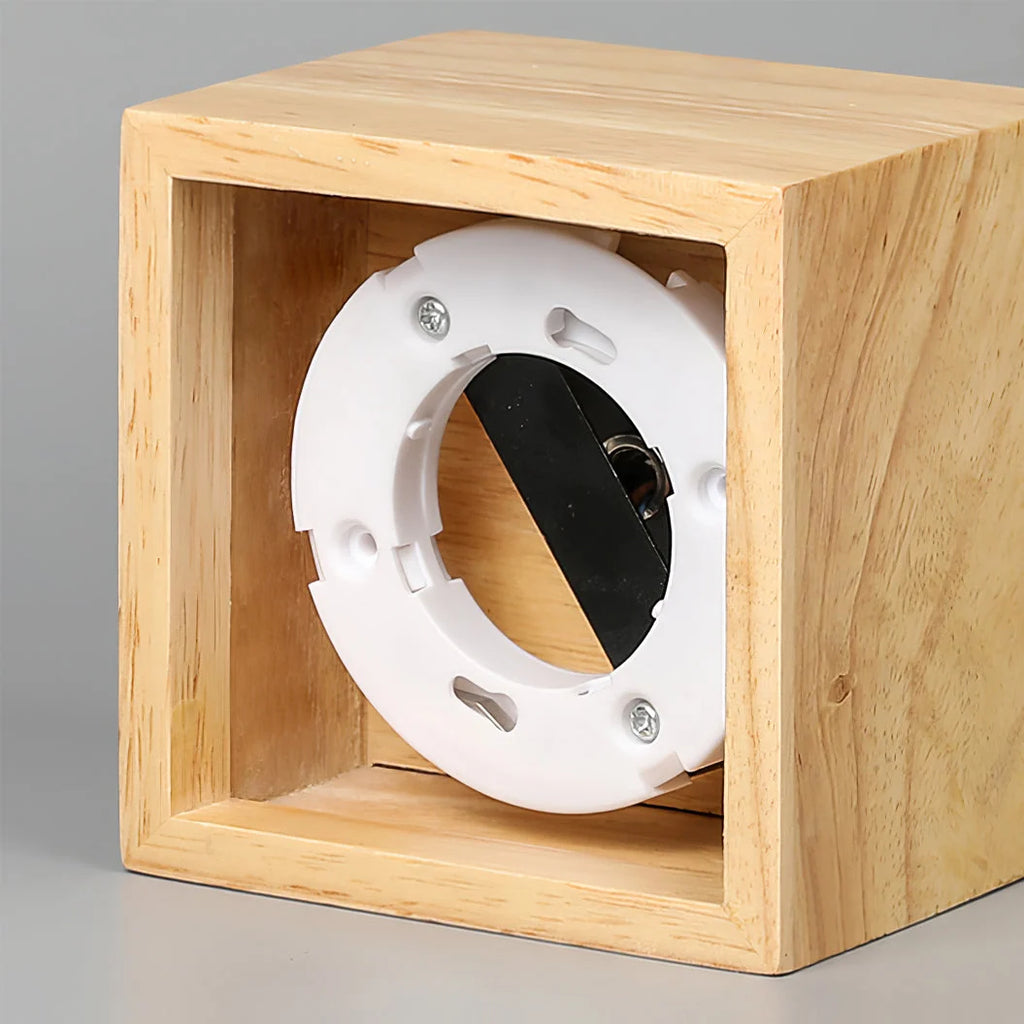 Ceiling Lamp | Rubberwood & Acrylic Integrated LED | 3 Size Options