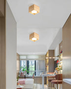 Ceiling Lamp | Rubberwood & Acrylic Integrated LED | 3 Size Options