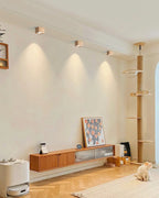 Ceiling Lamp | Rubberwood & Acrylic Integrated LED | 3 Size Options