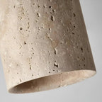 Ceiling Lamp | Wabi-Sabi Travertine & LED | Surface-Mounted