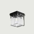 Ceiling Light | Brass Frame & Textured Opal Glass | Ø 20 cm