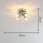 Ceiling Light | Crystal Design & Soft LED Light | Energy-Efficient