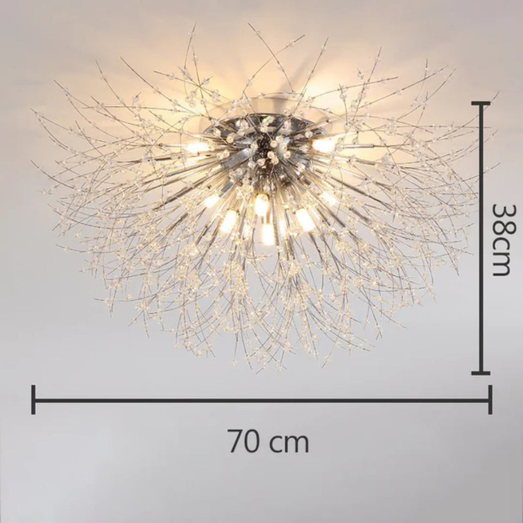Ceiling Light | Crystal Design & Soft LED Light | Energy-Efficient