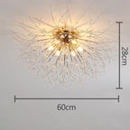 Ceiling Light | Crystal Design & Soft LED Light | Energy-Efficient