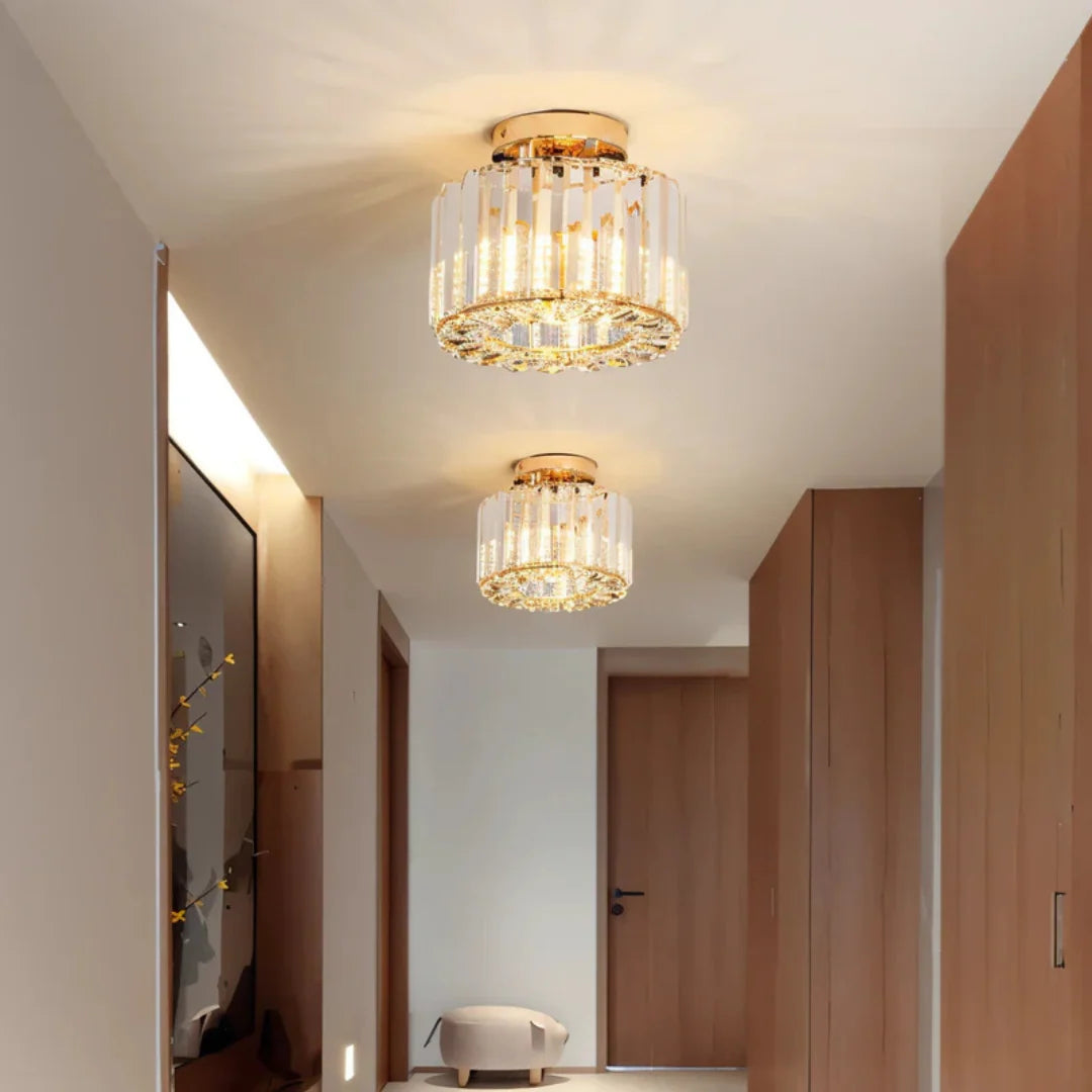 Ceiling Light | Crystal Flush Mount Design | LED