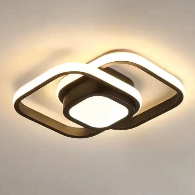 Ceiling Light | Double Ring Dimmable LED | Flush Mount
