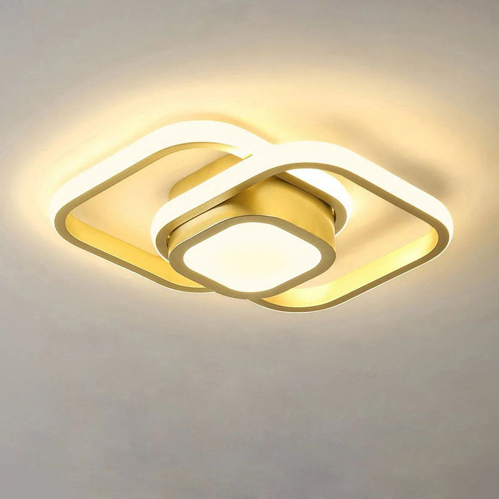 Ceiling Light | Double Ring Dimmable LED | Flush Mount
