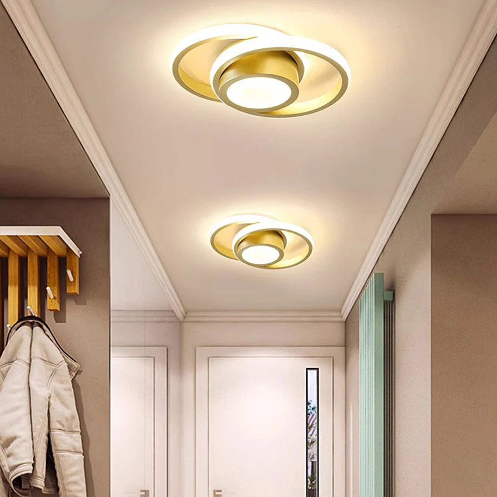 Ceiling Light | Double Ring Dimmable LED | Flush Mount