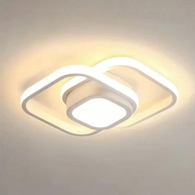 Ceiling Light | Double Ring Dimmable LED | Flush Mount
