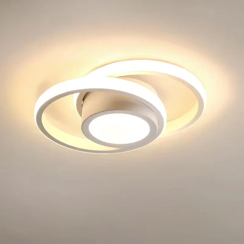 Ceiling Light | Double Ring Dimmable LED | Flush Mount