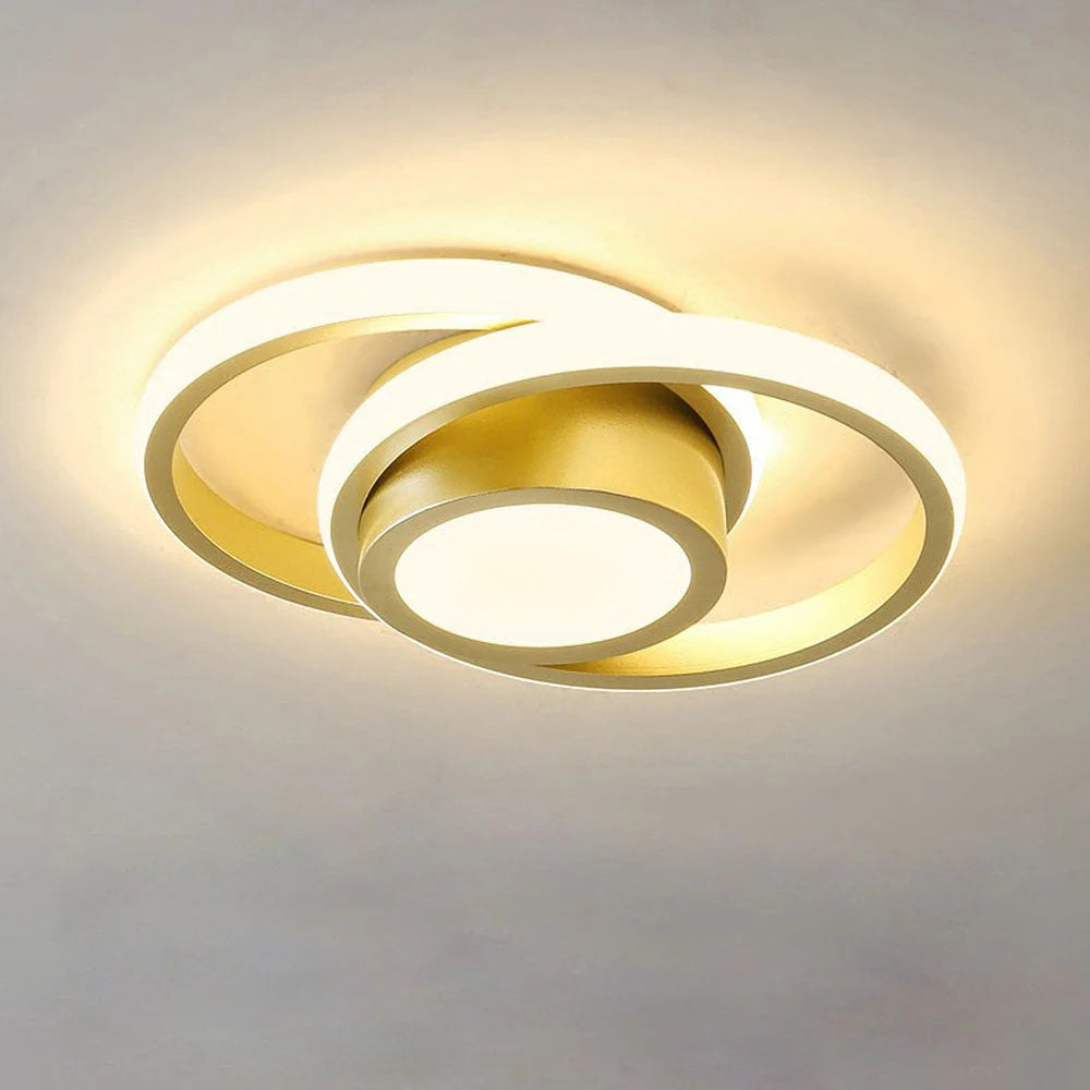 Ceiling Light | Double Ring Dimmable LED | Flush Mount