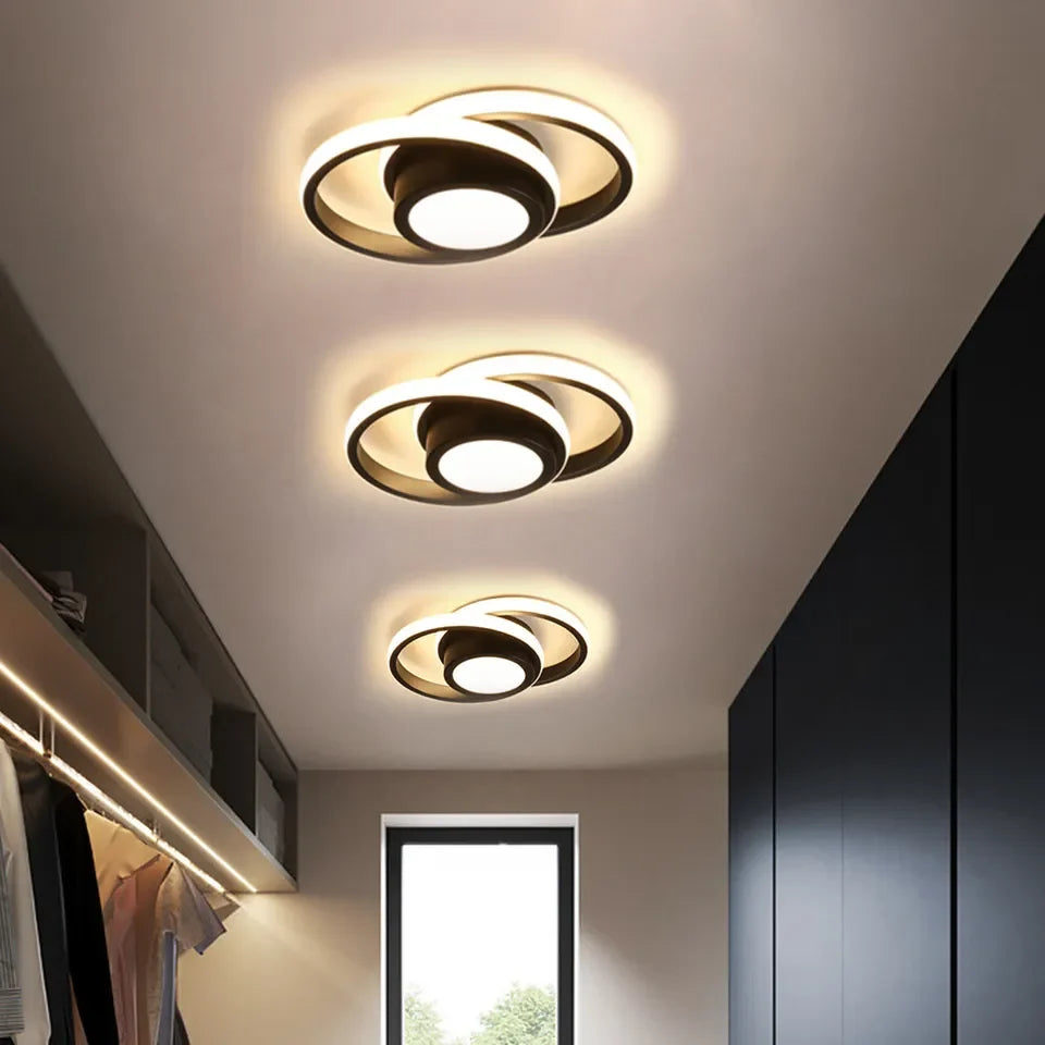 Ceiling Light | Double Ring Dimmable LED | Flush Mount