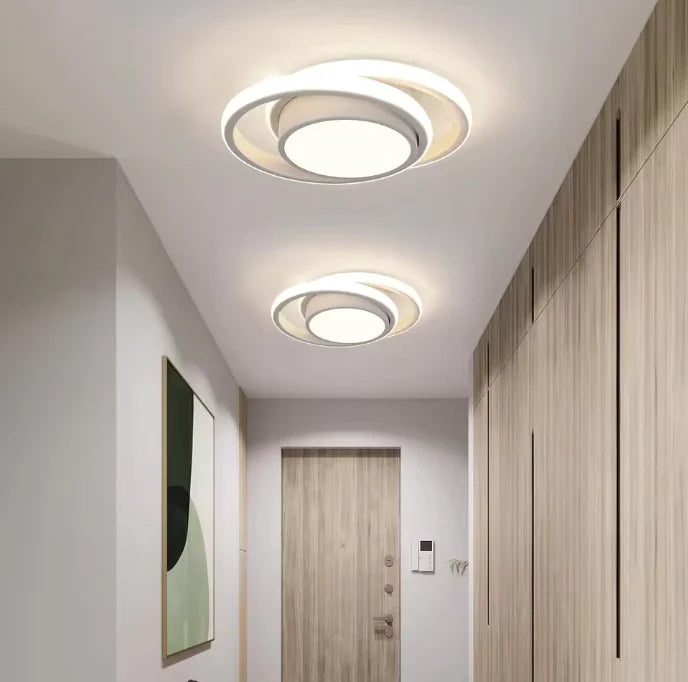 Ceiling Light | Double Ring Dimmable LED | Flush Mount