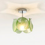 Ceiling Light | Glass Dome & Metal Canopy | 23 cm Diameter