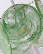 Ceiling Light | Glass Dome & Metal Canopy | 23 cm Diameter