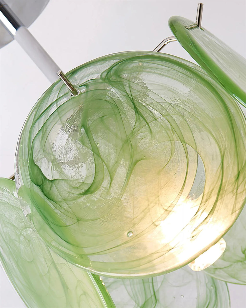 Ceiling Light | Glass Dome & Metal Canopy | 23 cm Diameter