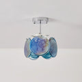 Ceiling Light | Glass Dome & Metal Canopy | 23 cm Diameter
