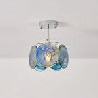 Ceiling Light | Glass Dome & Metal Canopy | 23 cm Diameter