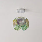 Ceiling Light | Glass Dome & Metal Canopy | 23 cm Diameter