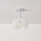 Ceiling Light | Glass Dome & Metal Canopy | 23 cm Diameter
