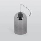 Ceiling Light | Glass Shade & Copper Fixture | Includes 3-Color LED Bulb