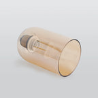 Ceiling Light | Glass Shade & Copper Fixture | Includes 3-Color LED Bulb