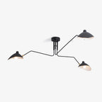 Ceiling Light | Industrial Multi-Arm & Adjustable Heads | E26/E27 Base