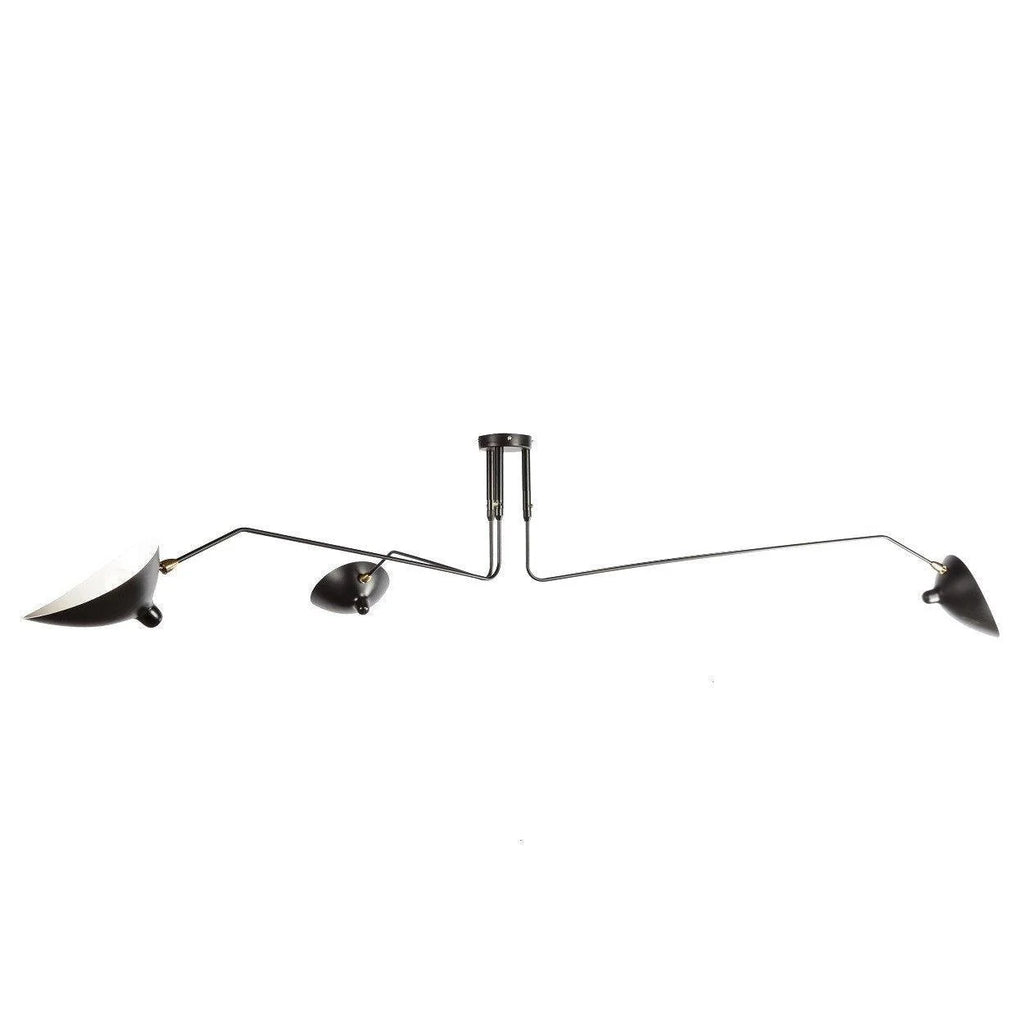 Ceiling Light | Industrial Multi-Arm & Adjustable Heads | E26/E27 Base
