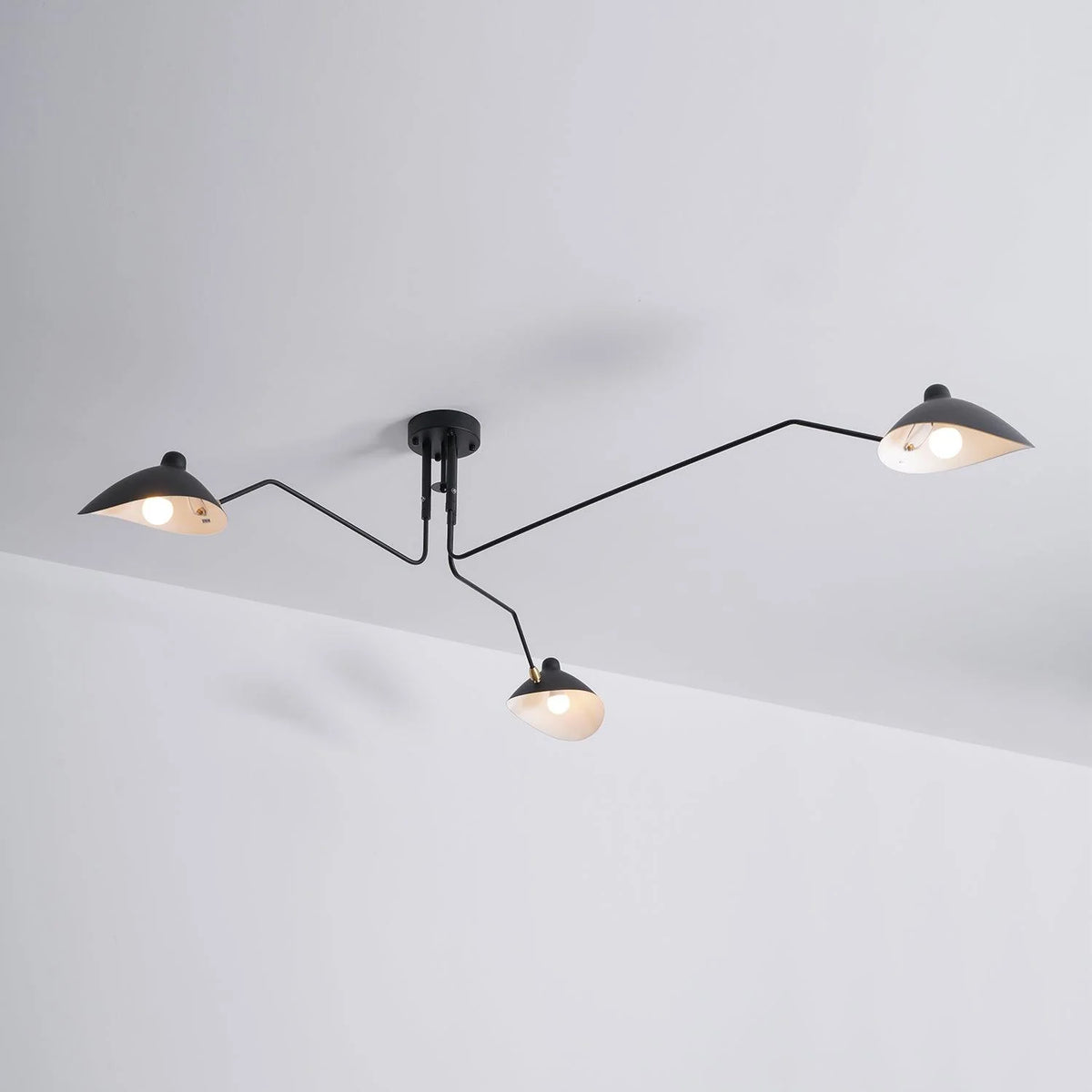 Ceiling Light | Industrial Multi-Arm & Adjustable Heads | E26/E27 Base