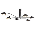 Ceiling Light | Industrial Multi-Arm & Adjustable Heads | E26/E27 Base