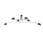 Ceiling Light | Industrial Multi-Arm & Adjustable Heads | E26/E27 Base
