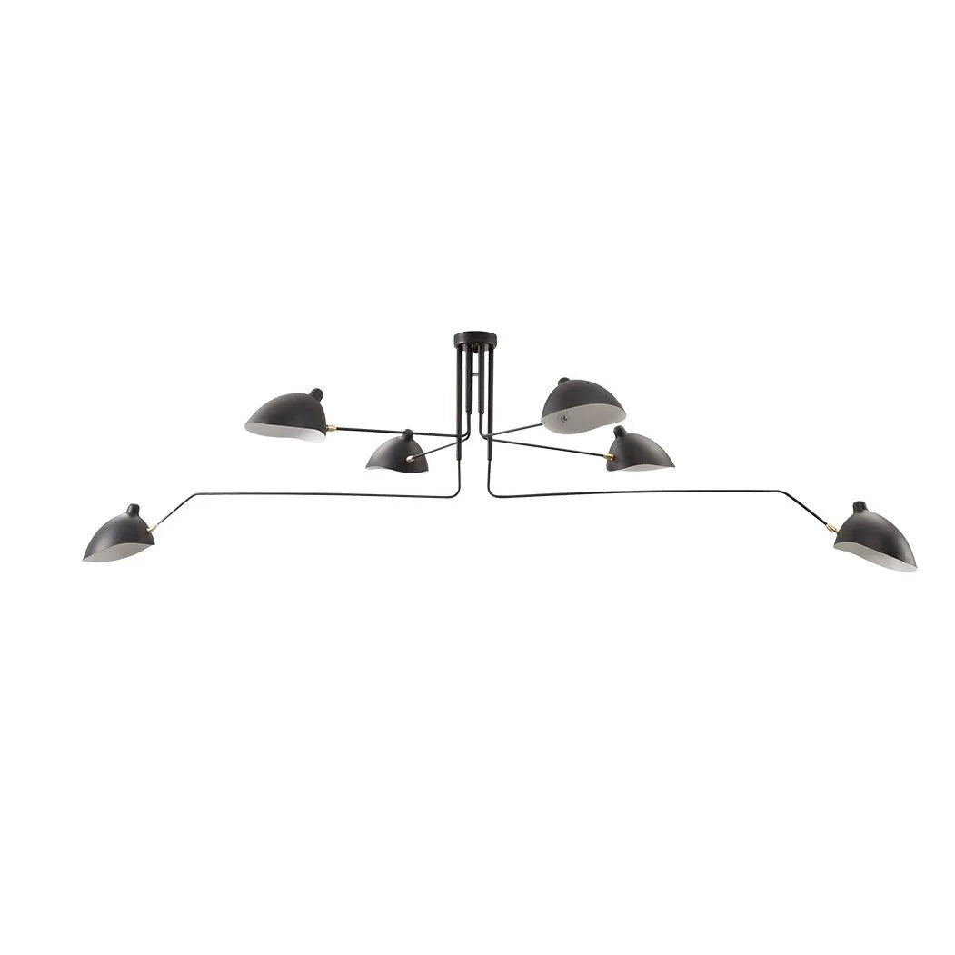 Ceiling Light | Industrial Multi-Arm & Adjustable Heads | E26/E27 Base