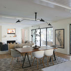Ceiling Light | Industrial Multi-Arm & Adjustable Heads | E26/E27 Base