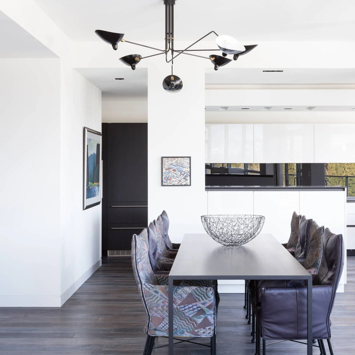 Ceiling Light | Industrial Multi-Arm & Adjustable Heads | E26/E27 Base