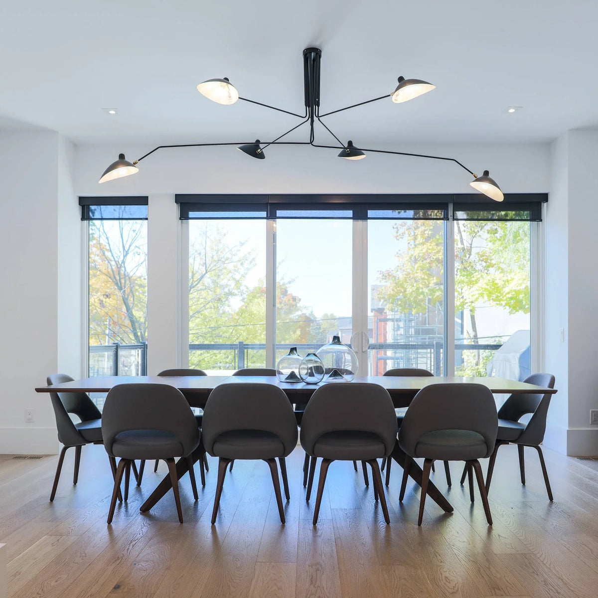 Ceiling Light | Industrial Multi-Arm & Adjustable Heads | E26/E27 Base