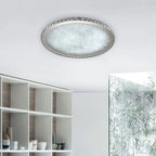 Ceiling Light | Octagonal Crystal Jewel & Metal | LED Included