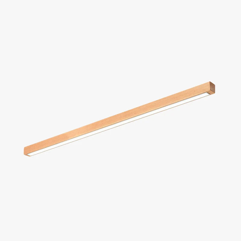 Ceiling Light | Slim Linear 3-Color LED | Wood & Acrylic
