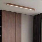 Ceiling Light | Slim Linear 3-Color LED | Wood & Acrylic