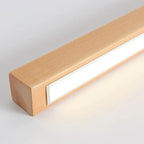 Ceiling Light | Slim Linear 3-Color LED | Wood & Acrylic