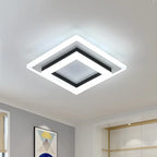 Ceiling Light | Square 24W Integrated LED Iron & Acrylic