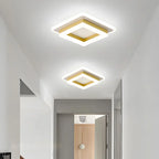 Ceiling Light | Square 24W Integrated LED Iron & Acrylic