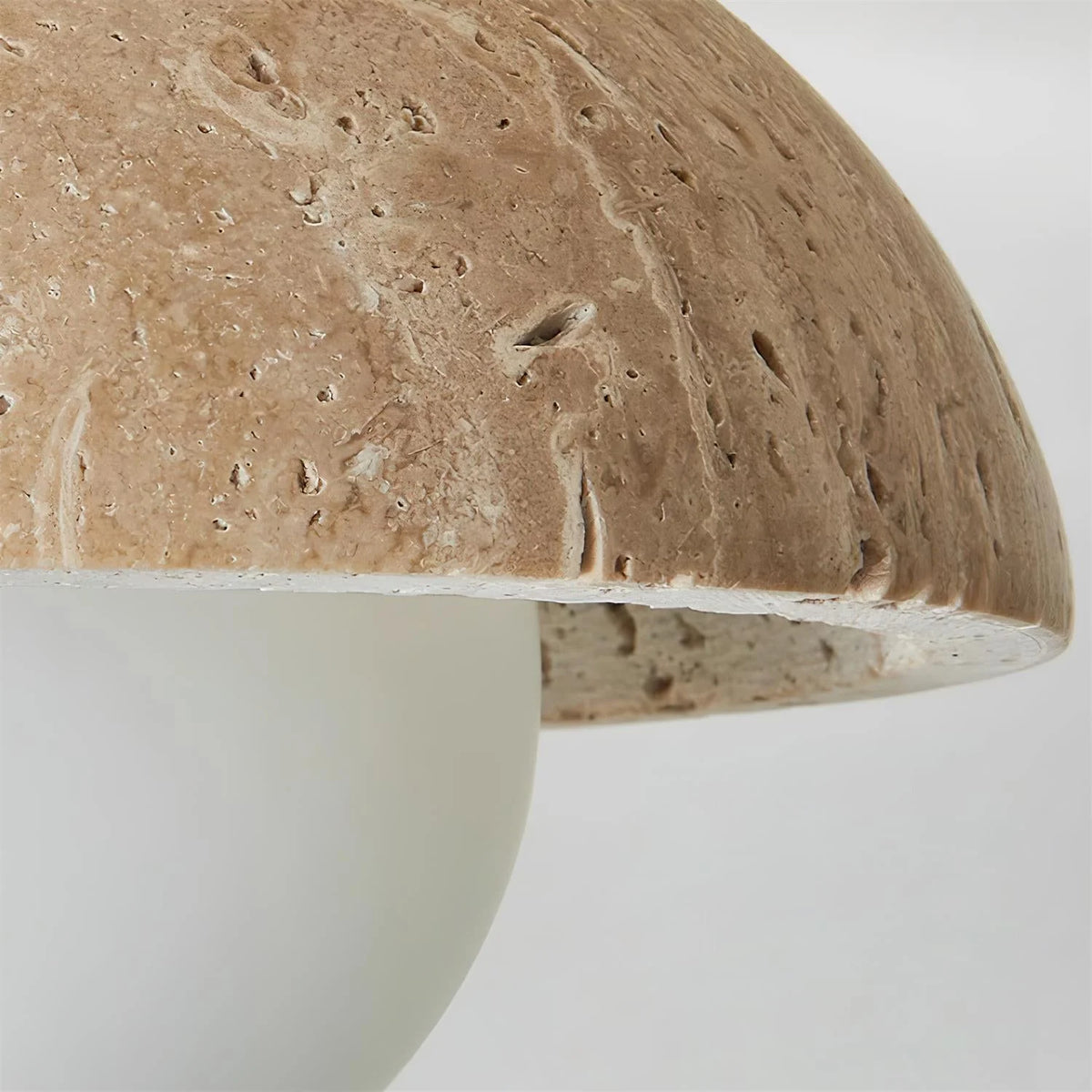 Ceiling Light | Travertine & Wood Ambient Lighting