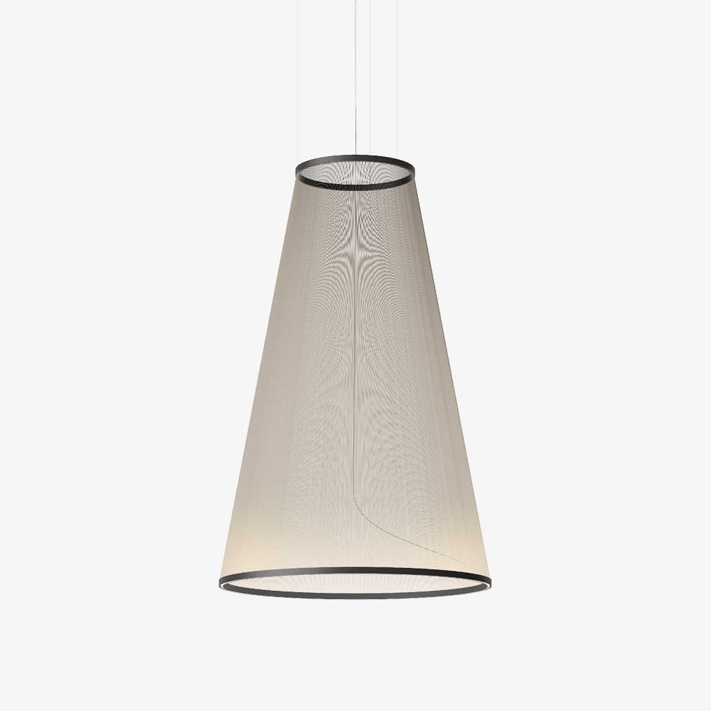 Ceiling Pendant Light | Mesh Aluminum Shade & Integrated Warm LED